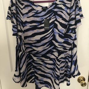 Torrid peplum top